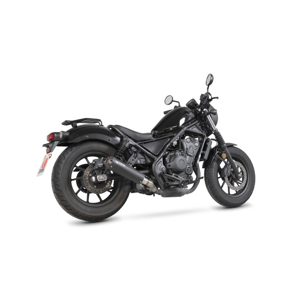 Scorpion Exhaust Honda CMX500 (Rebel) 2020 - 2023 Red Power Slip-on Black Ceramic Coated Sleeve